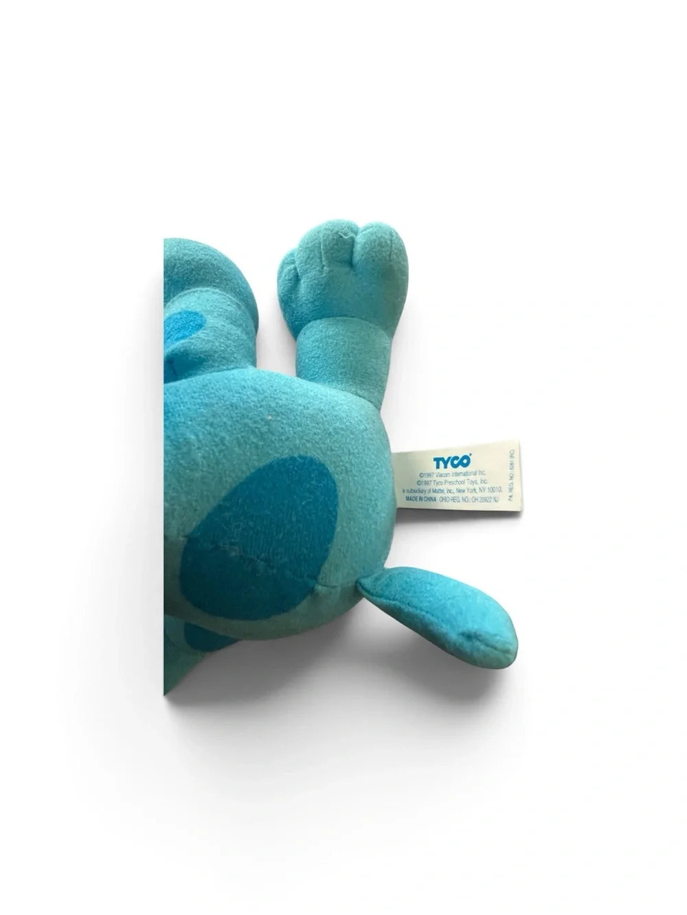 Rare Vintage 1997 Tyco “Pose -A-Blue” Plush